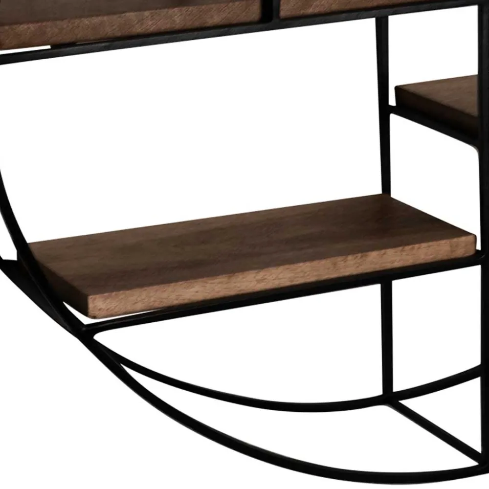 Wohnen Designermöbel*Rundes Hängeregal im Industrial Style - Lusa