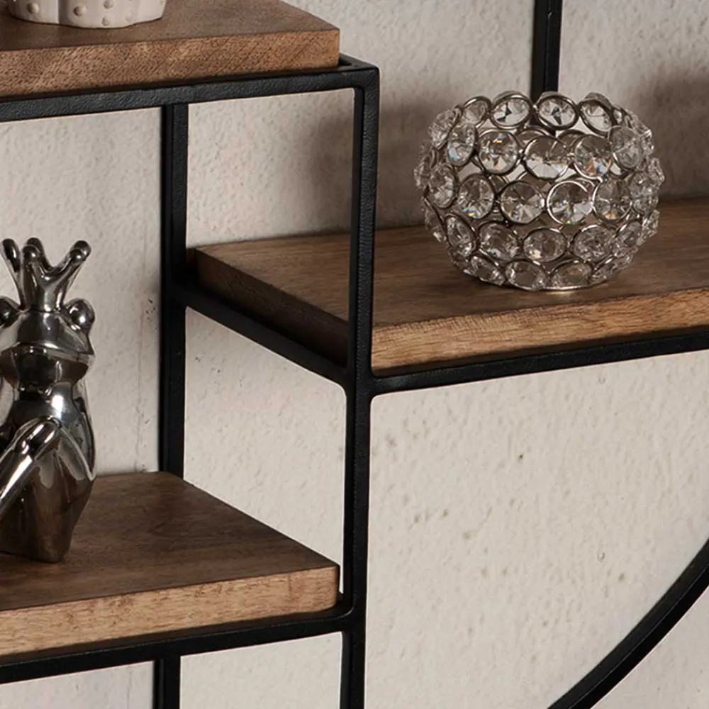 Wohnen Designermöbel*Rundes Hängeregal im Industrial Style - Lusa