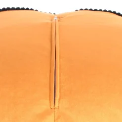 Wohnen Orientalische Möbel*Rundes Yoga-Kissen in Bronze Samt - Colistran