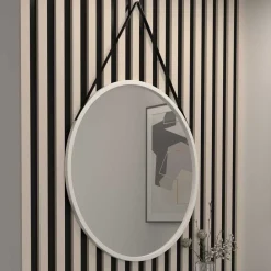 Wohnen Rundspiegel mit Rahmen aus Metall - Hide