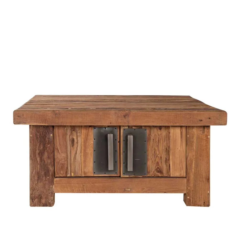 Wohnen Designermöbel*Rustikaler Couchtisch Ragista aus Teak Recyclingholz