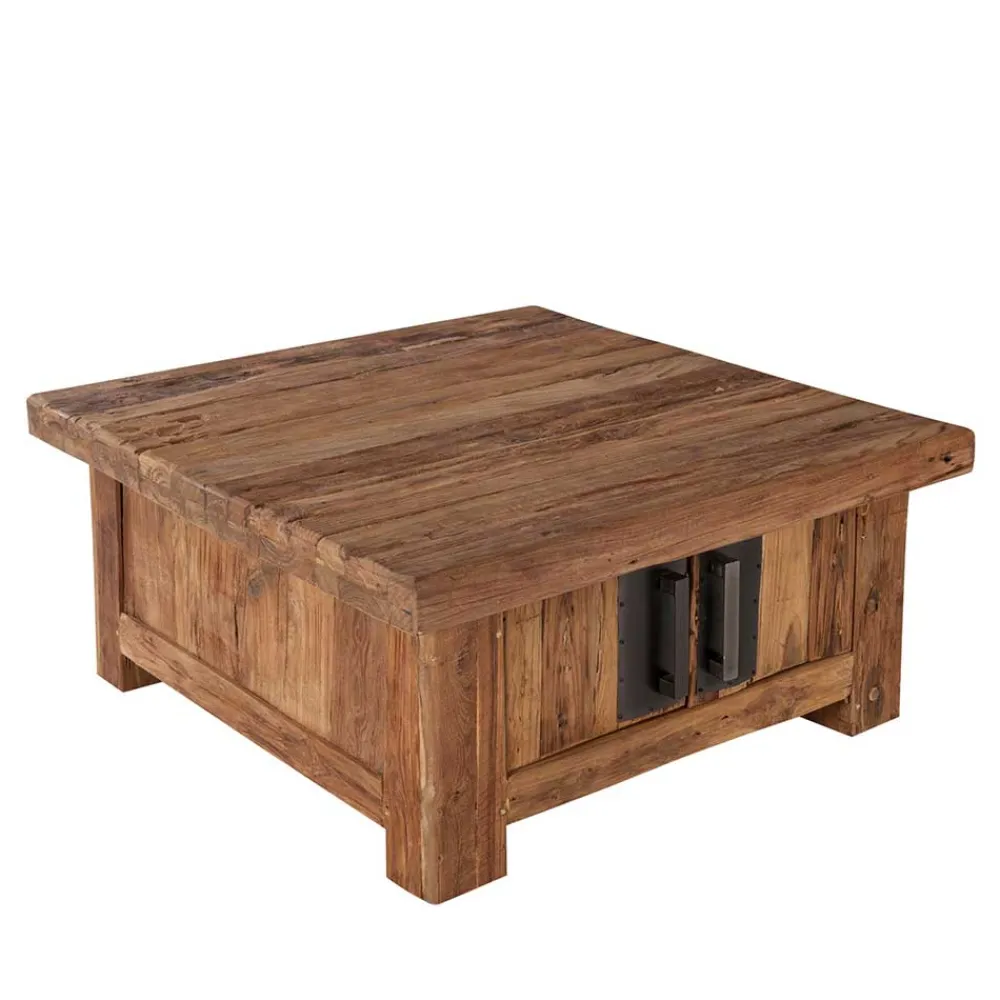 Wohnen Designermöbel*Rustikaler Couchtisch Ragista aus Teak Recyclingholz