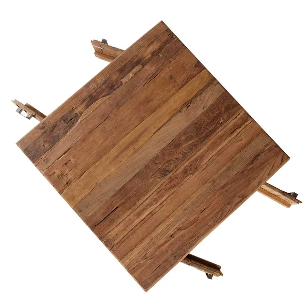 Wohnen Designermöbel*Rustikaler Couchtisch Ragista aus Teak Recyclingholz