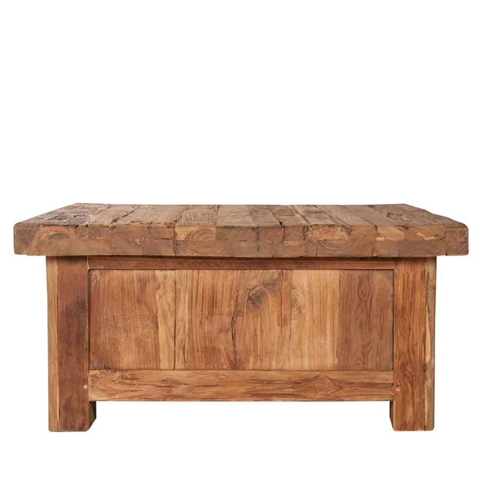 Wohnen Designermöbel*Rustikaler Couchtisch Ragista aus Teak Recyclingholz