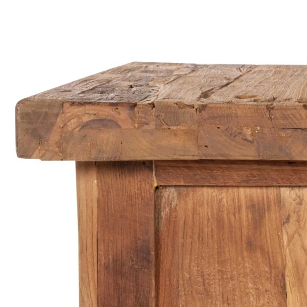 Wohnen Designermöbel*Rustikaler Couchtisch Ragista aus Teak Recyclingholz