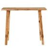Wohnen Rustikaler Konsolentisch aus Teak Massivholz - Sunhide