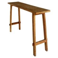 Wohnen Rustikaler Konsolentisch aus Teak Massivholz - Sunhide