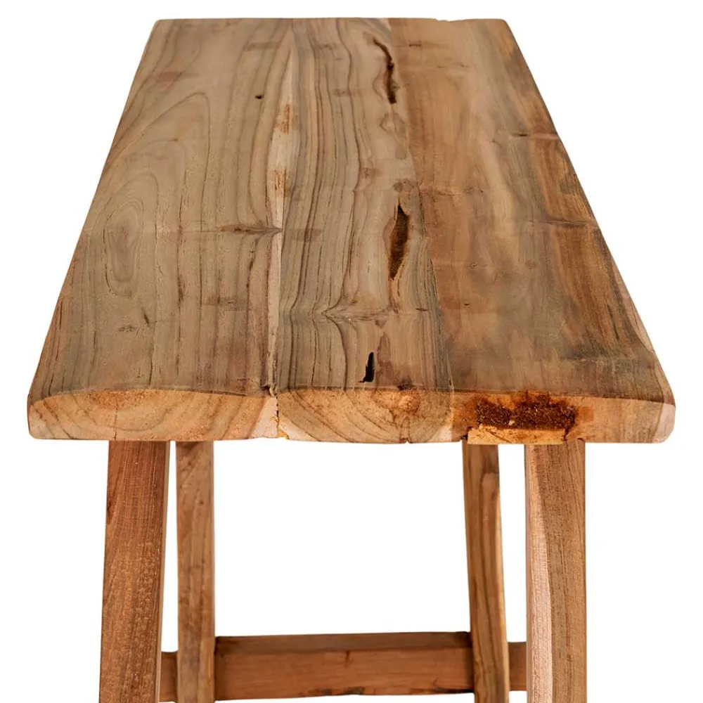 Wohnen Rustikaler Konsolentisch aus Teak Massivholz - Sunhide