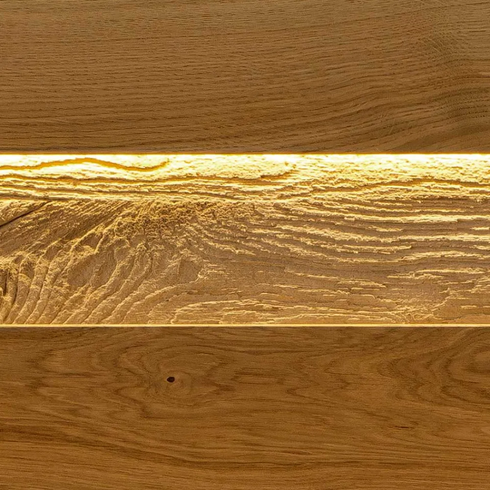 Wohnen Esszimmerregale|Regale*Rustikales Wandboard aus Wildeiche massiv - Millena