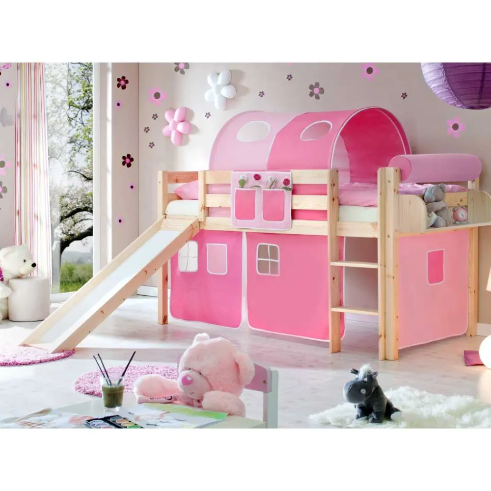 Kinder Wohnen Rutschbett Vizz aus Kiefer Massivholz