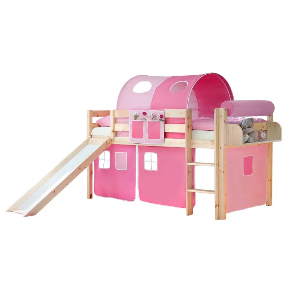 Kinder Wohnen Rutschbett Vizz aus Kiefer Massivholz