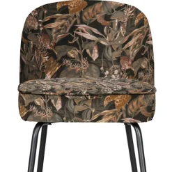 Wohnen Samt Barstuhl mit Pflanzen Muster - Nongo