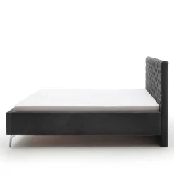 Wohnen Samt Polsterbett mit Chesterfield Kopfteil - Badehma