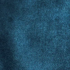 Wohnen Samt Polsterhocker in Blau & Schwarz - Cumagon