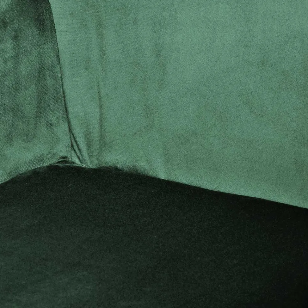 Wohnen Küchenstühle|Esszimmerstühle*Samt Polsterstuhl mit Armlehnen in Grün - Panura