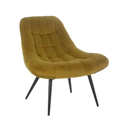 Wohnen Retro Möbel|Sessel*Samt Sessel ohne Armlehnen mit 50 cm Sitzhöhe - Agata