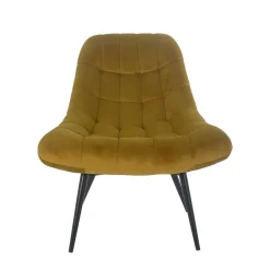 Wohnen Retro Möbel|Sessel*Samt Sessel ohne Armlehnen mit 50 cm Sitzhöhe - Agata