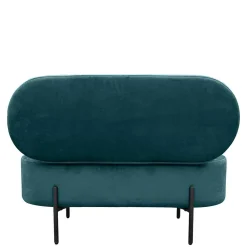 Wohnen Samt-Truhenbank in Dunkelgrün - Comota
