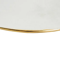 Wohnen Samtvelours Hocker in Cremeweiß - Cedrom