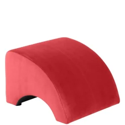 Wohnen Braune Möbel|Sessel & Hocker*Samtvelours Lesesessel in Rot - Haniata