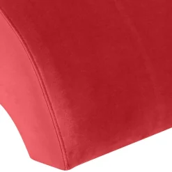 Wohnen Braune Möbel|Sessel & Hocker*Samtvelours Lesesessel in Rot - Haniata