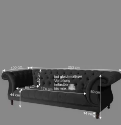 Wohnen Samtvelours Wohnzimmercouch im Barockstil - Sicilianu