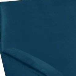 Wohnen Samtvelours-Sessel in Petrol Blau - Bakra