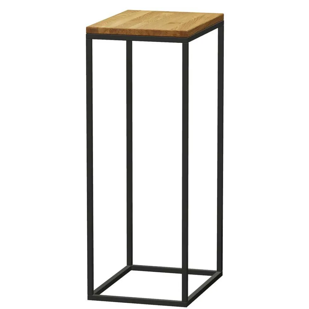 Wohnen 3-Satz Beistelltisch aus Wildeiche - Deliana (dreiteilig)