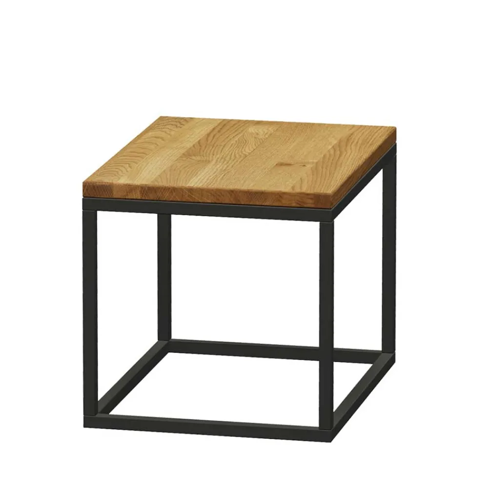 Wohnen 3-Satz Beistelltisch aus Wildeiche - Deliana (dreiteilig)