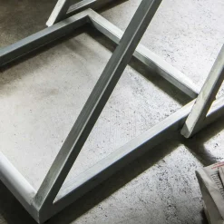 Wohnen Telefontische*2-Satz Beistelltisch mit Z-Gestell - Matiro (zweiteilig)