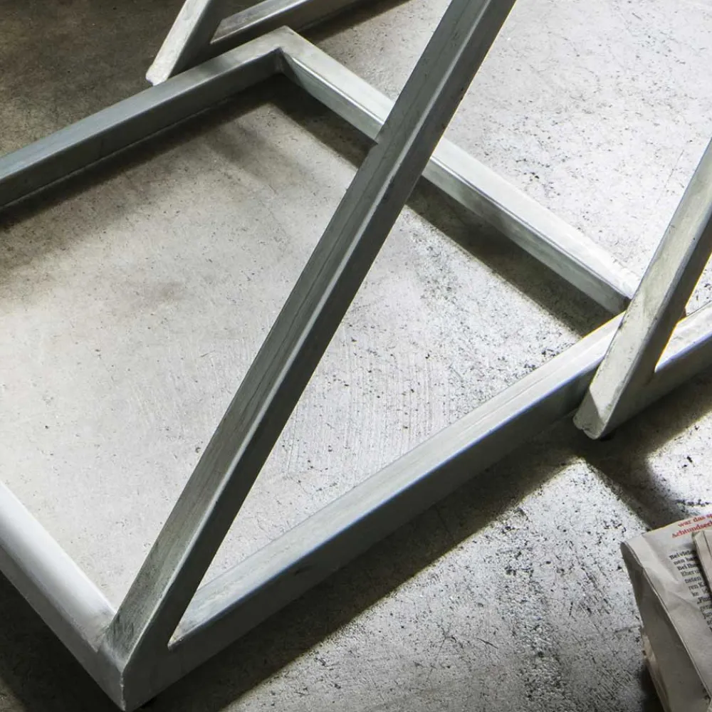 Wohnen Telefontische*2-Satz Beistelltisch mit Z-Gestell - Matiro (zweiteilig)