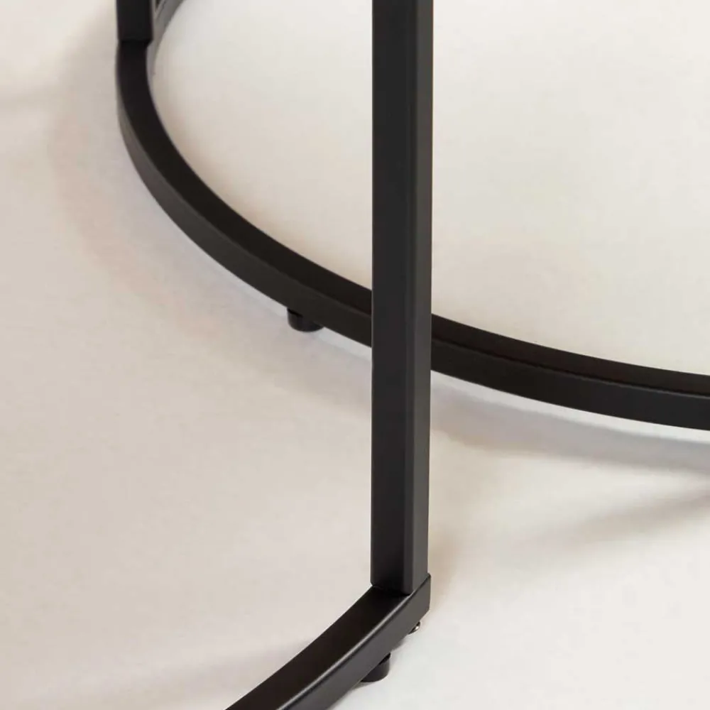 Wohnen 2-Satz Sofatisch Set in Eiche - Bosso (zweiteilig)