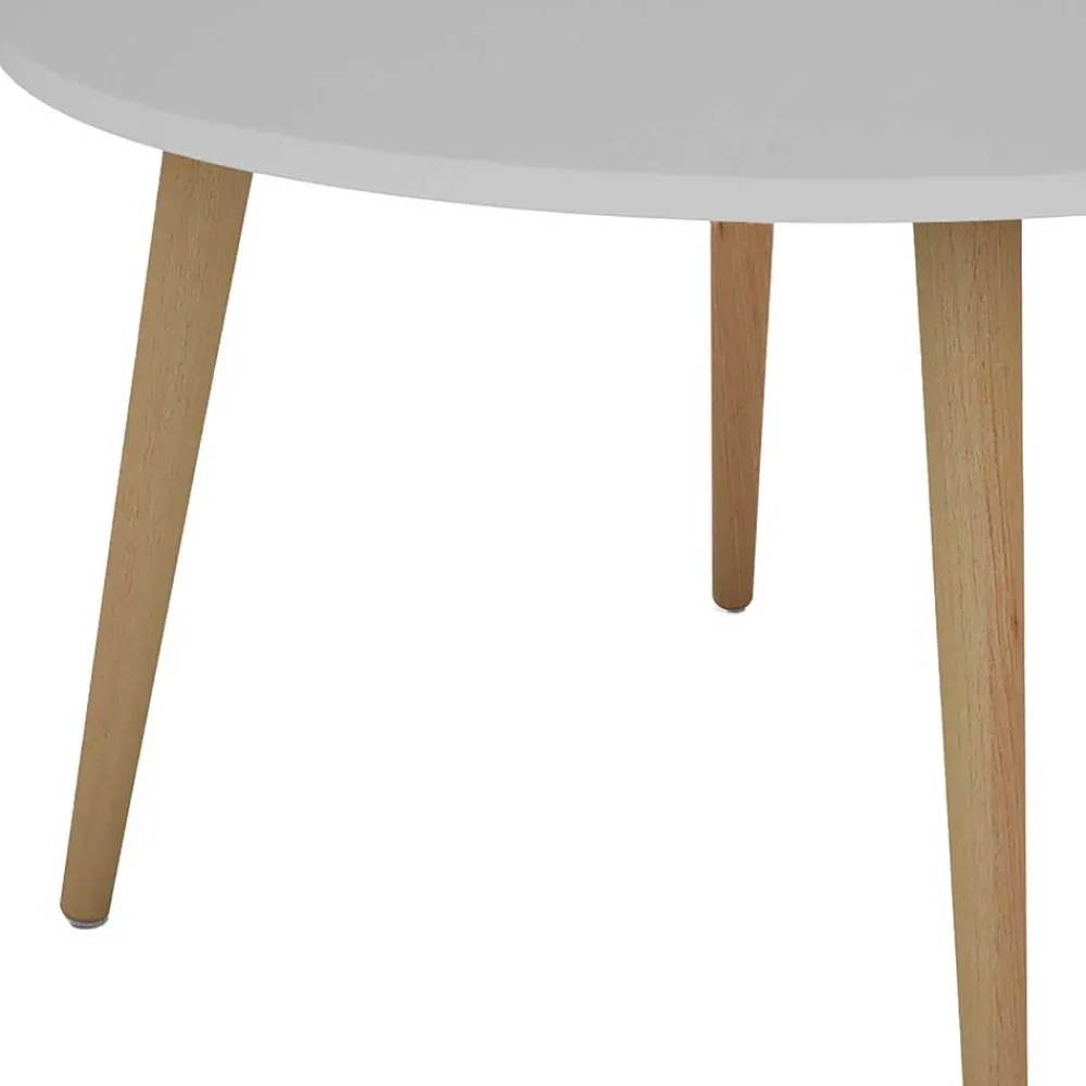 Wohnen Scandi Chic Couchtisch mit runder Tischplatte - Jeano