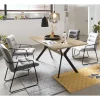 Wohnen Küchen-Essgruppen|Esszimmer Komplett*Scandi Chic Essgruppe mit Polsterstühlen - Coestra (fünfteilig)