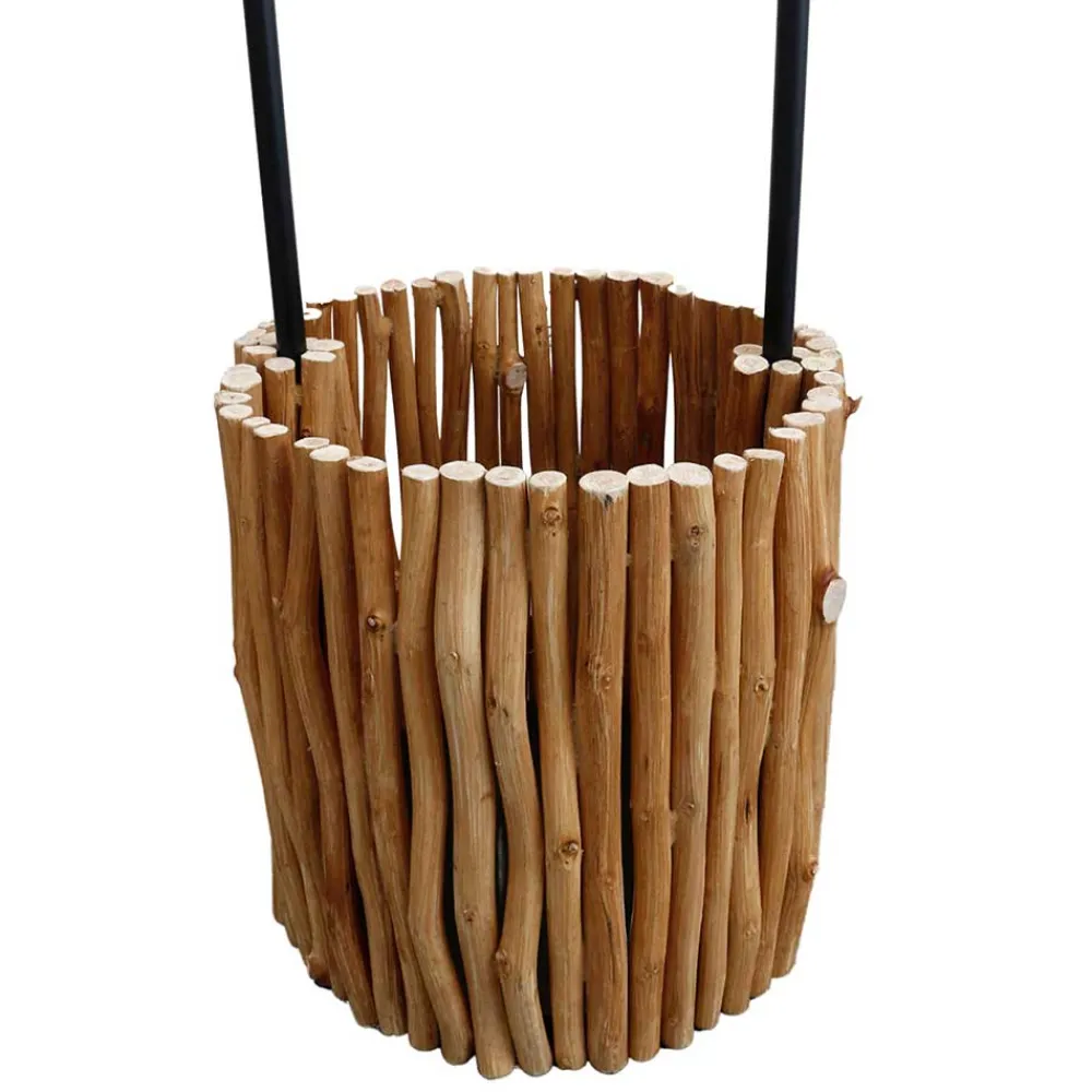 Wohnen Scandi Chic Stehleuchte in Creme - Acacios