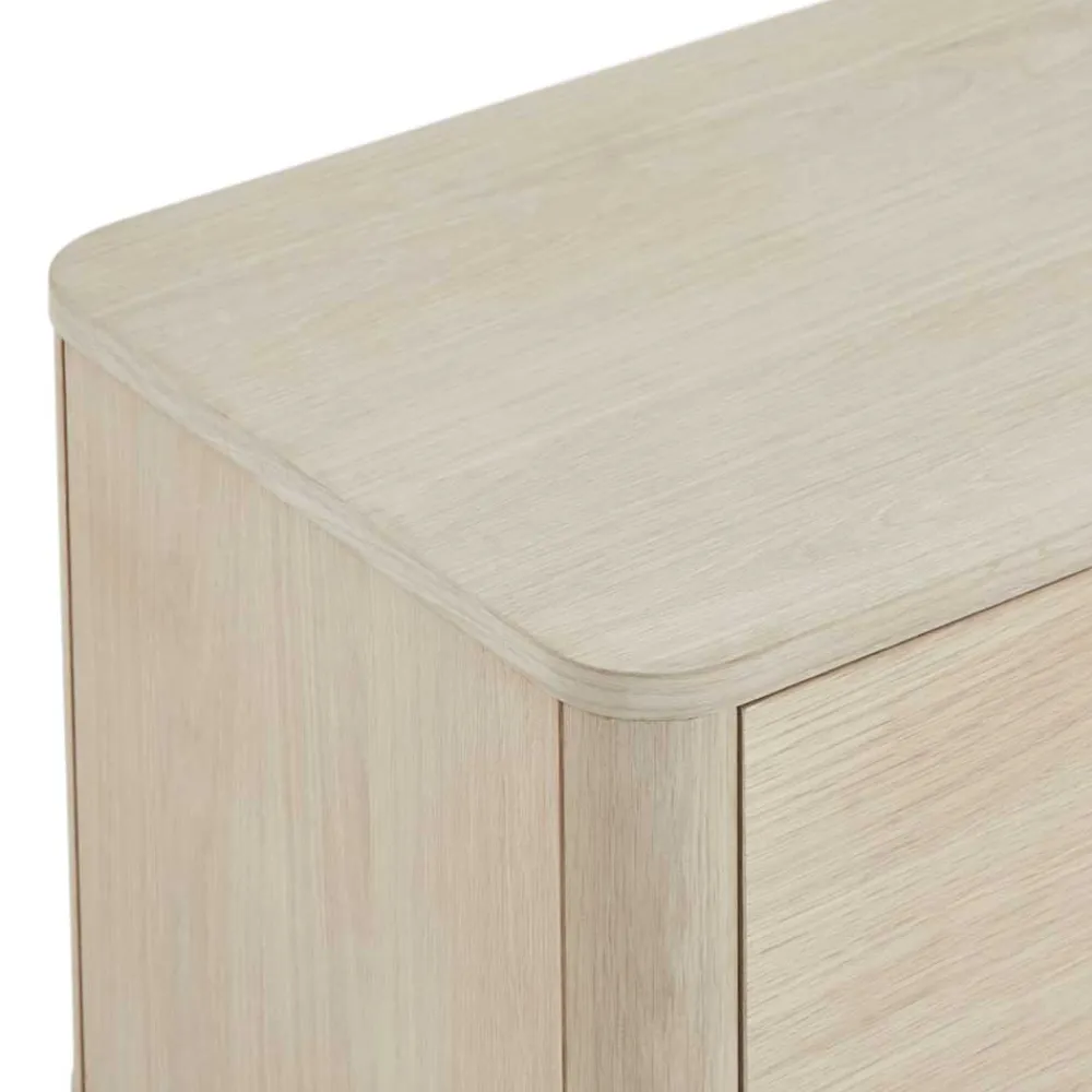 Wohnen Tv & Hifi-Möbel|Tv & Hifi-Möbel*Scandi Chic TV Lowboard in Eiche Weiß - Rosanna