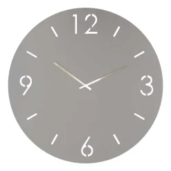 Wohnen Wanduhren*Scandi Chic Wanduhr in Taupe - New York