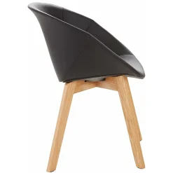 Wohnen Küchenstühle|Esszimmerstühle*Scandi Designstühle mit Armlehnen - Tramos (2er Set)