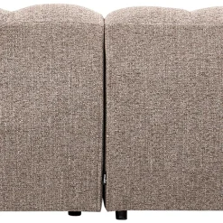 Wohnen Skandinavische Möbel|Braune Möbel*Scandi Ecksofa in Hellbraun meliert - Niklai