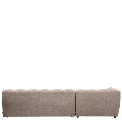 Wohnen Skandinavische Möbel|Braune Möbel*Scandi Ecksofa in Hellbraun meliert - Niklai