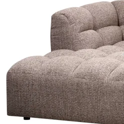 Wohnen Skandinavische Möbel|Braune Möbel*Scandi Ecksofa in Hellbraun meliert - Niklai