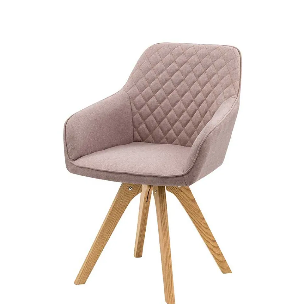 Wohnen Scandi Essgruppe mit 4 Tischsesseln - Restania (fünfteilig)