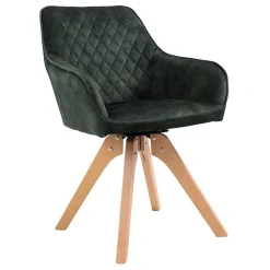 Wohnen Scandi Essgruppe mit Armlehnenstühlen - Conzuela (siebenteilig)