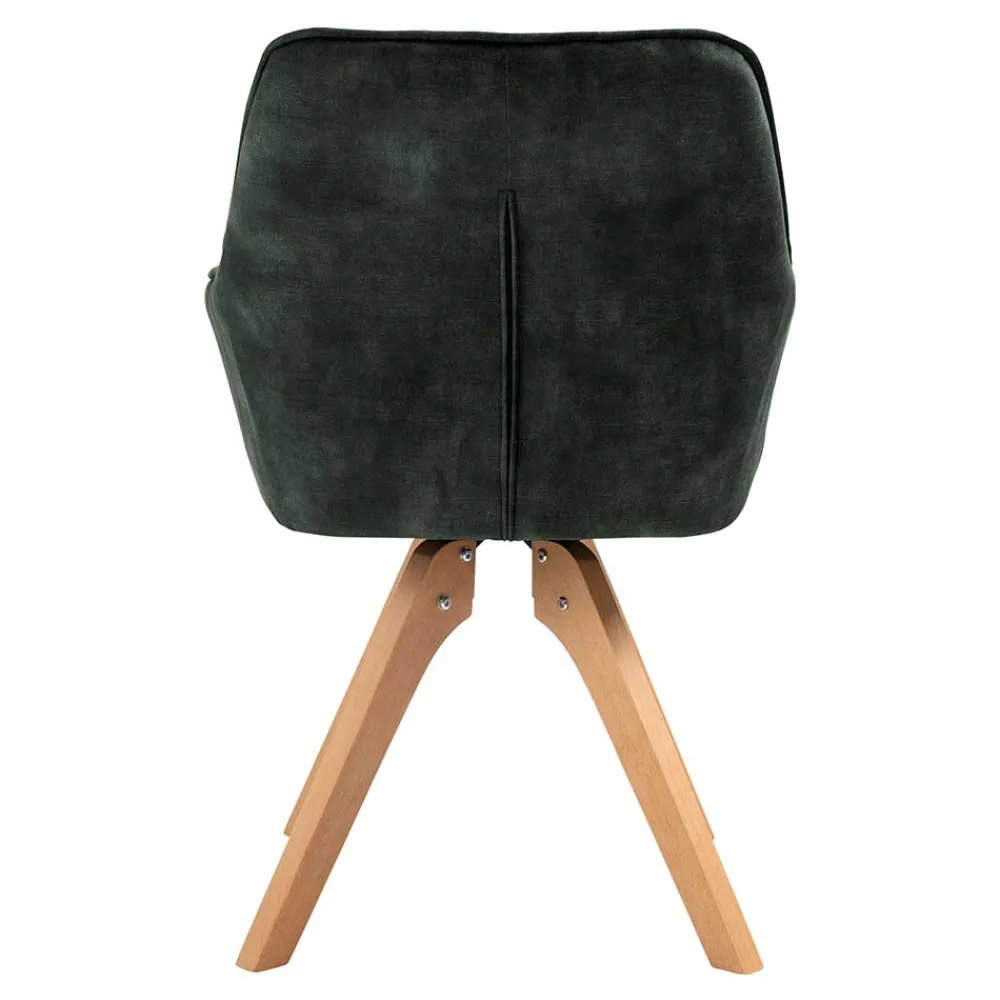 Wohnen Scandi Essgruppe mit Armlehnenstühlen - Conzuela (siebenteilig)