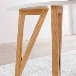 Wohnen Scandi Essgruppe mit Armlehnenstühlen - Conzuela (siebenteilig)