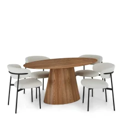 Wohnen Scandi Essgruppe Set - Bean (fünfteilig)