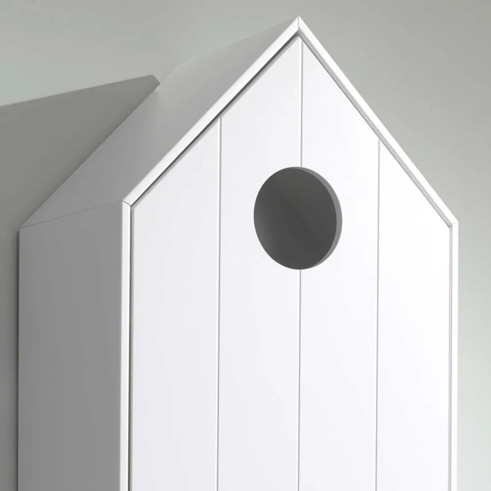 Wohnen Kindermöbel|Kinderkleiderschränke*Scandi Kinder-Kleiderschrank in Hausform - Indefiva