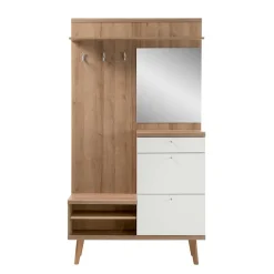 Wohnen Scandi Kompaktgarderobe in 110x200x34 - Cablos