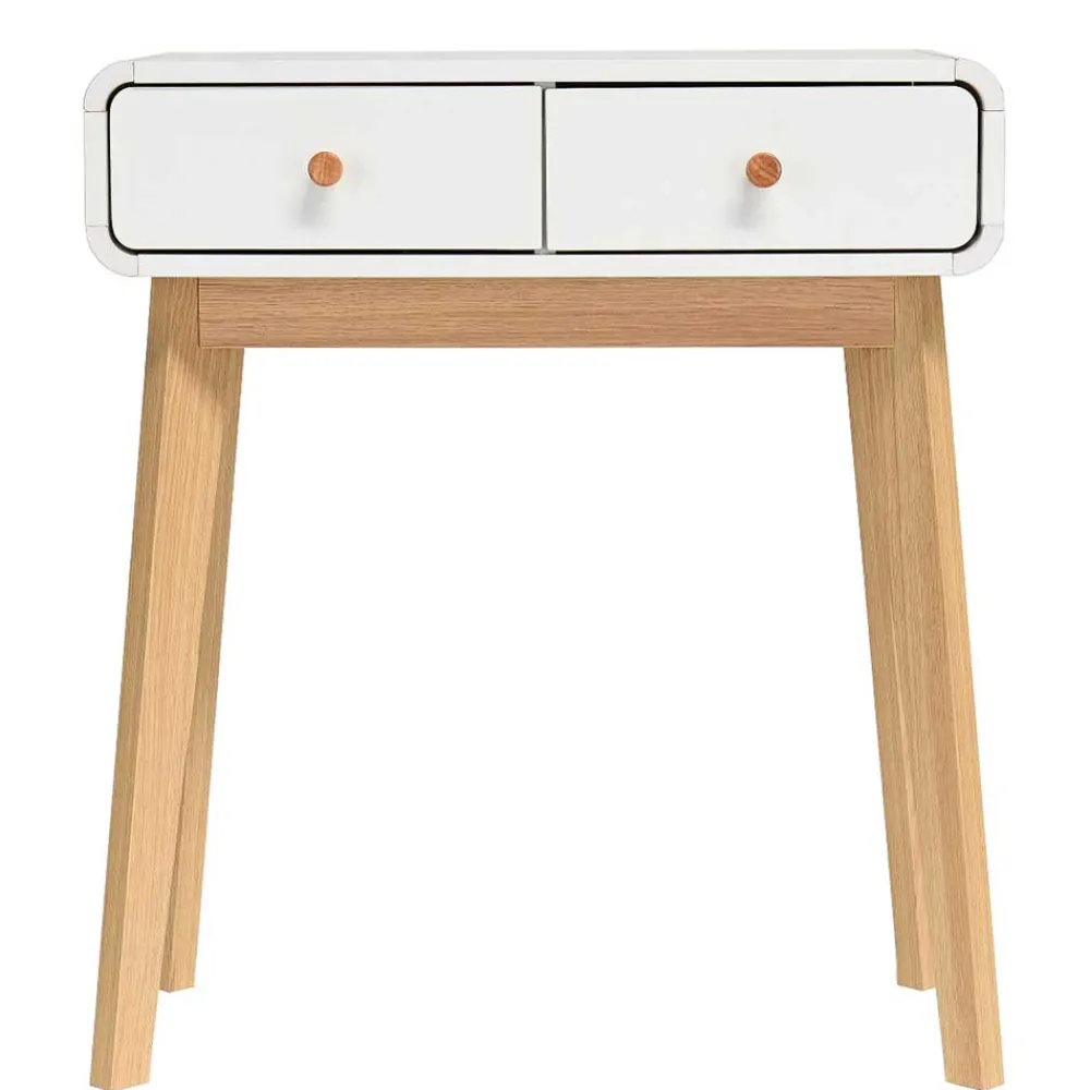 Wohnen Scandi Konsolentisch mit zwei Schubladen - Kolreva