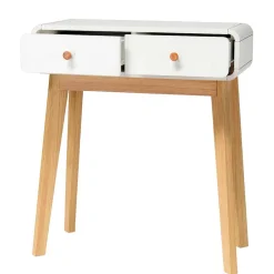 Wohnen Scandi Konsolentisch mit zwei Schubladen - Kolreva